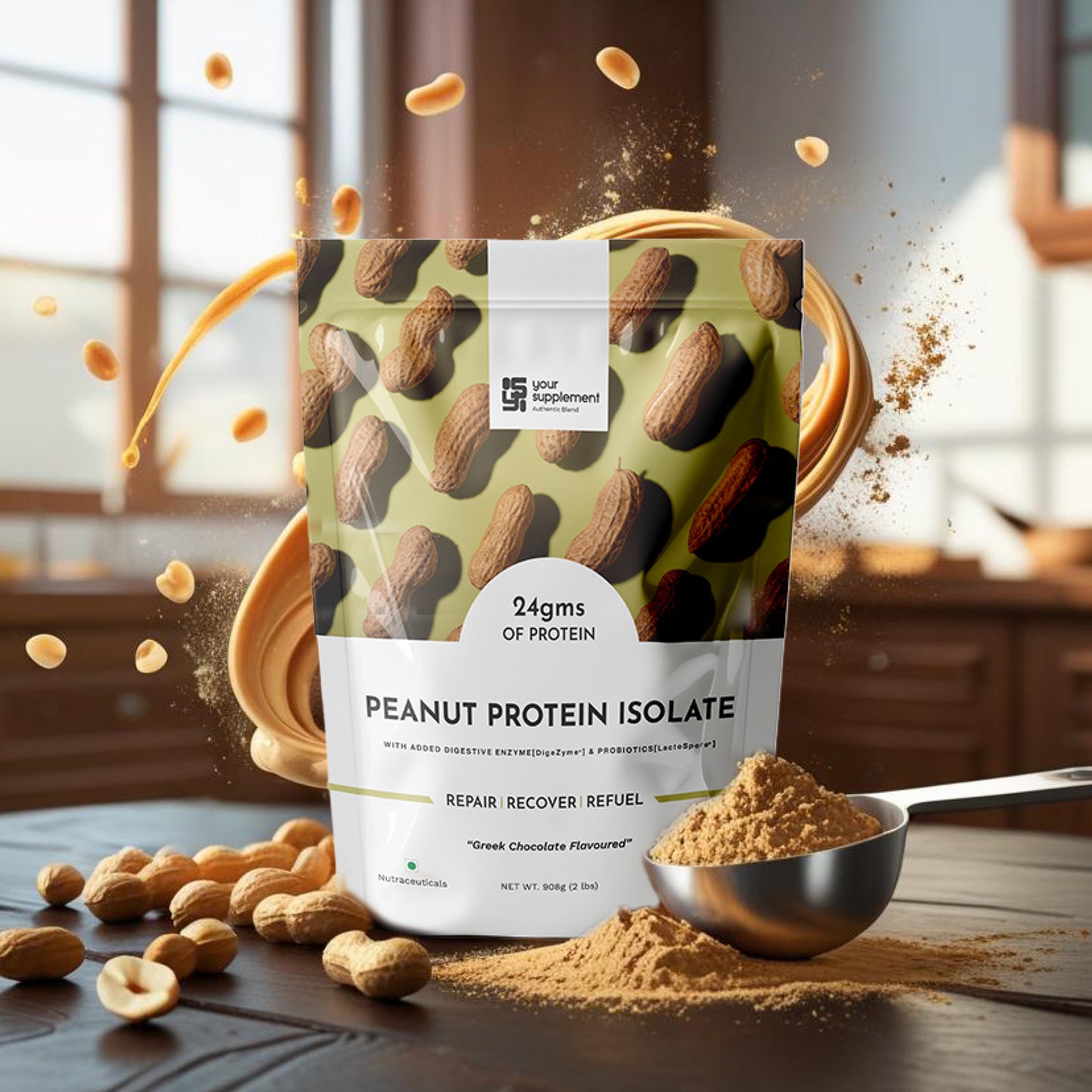 Peanut Protein Isolate (2lbs) | Vegan Protein