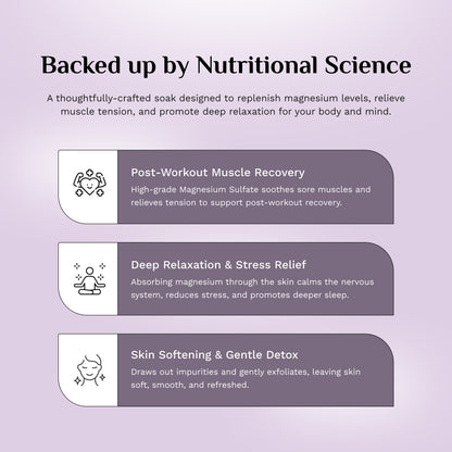 Bath Soak - Relax & Recover with Premium Epsom Salt