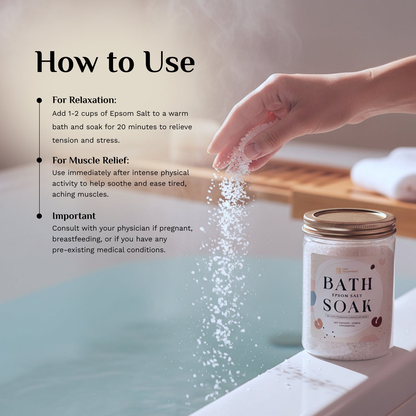 Bath Soak - Relax & Recover with Premium Epsom Salt