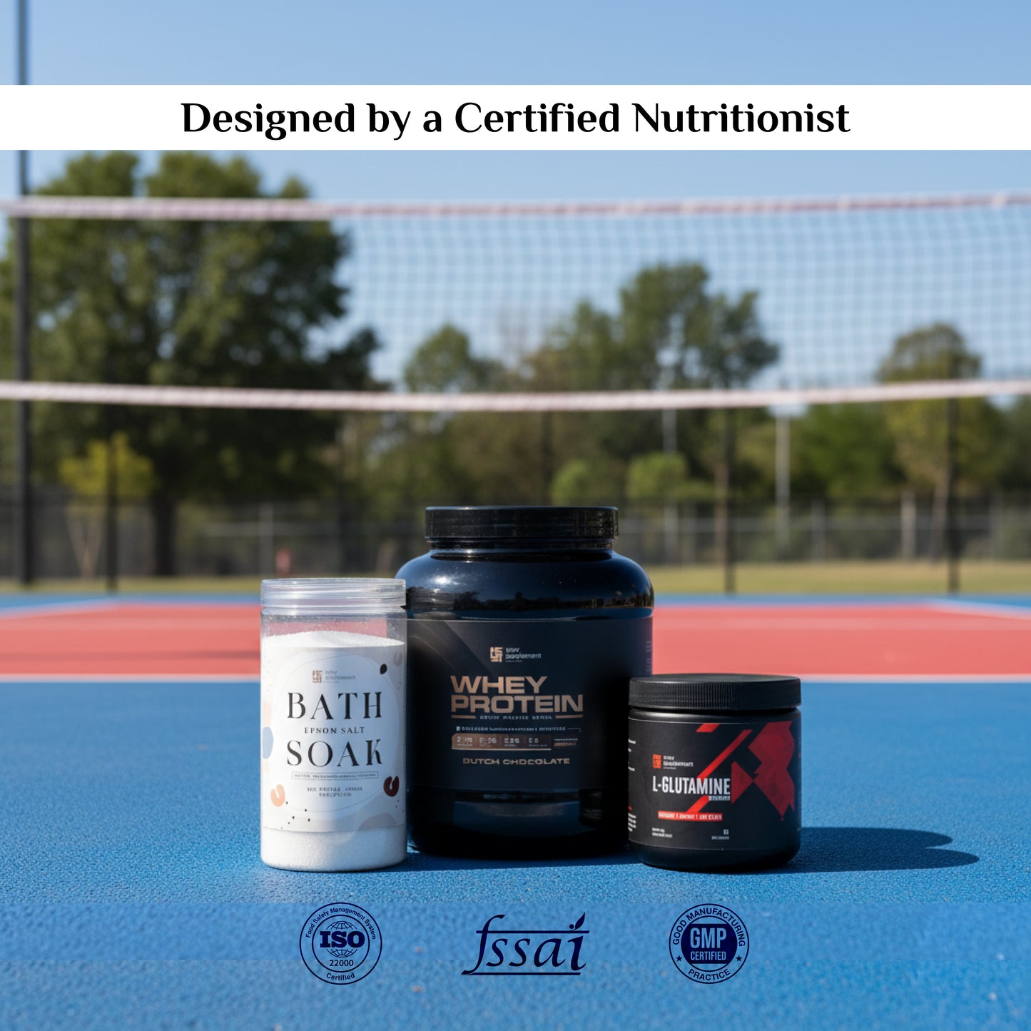 Recovery Essentials – Whey Protein, L - Glutamine & Epsom Salt for Athletes