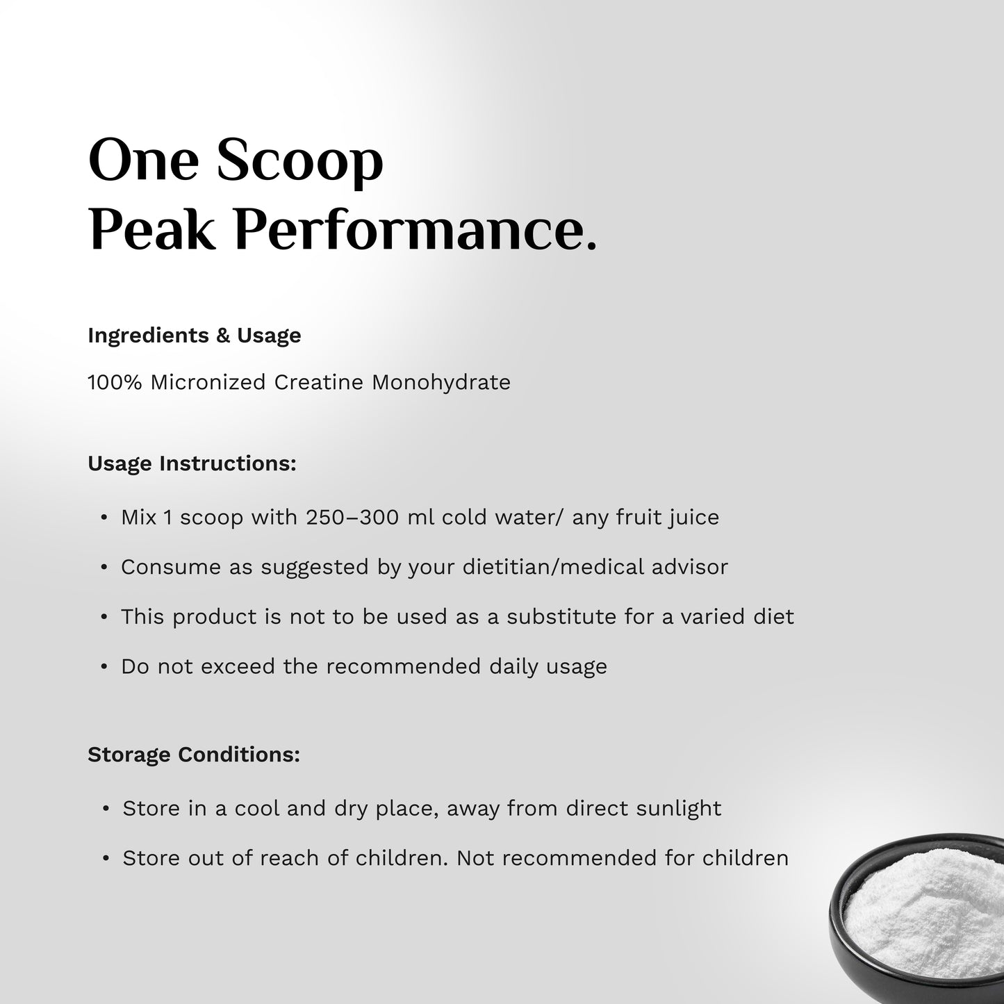 Creatine Monohydrate – 100% Micronized