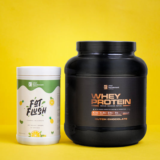 Cleanse & Gain - Fat Flush & Whey Protein Combo