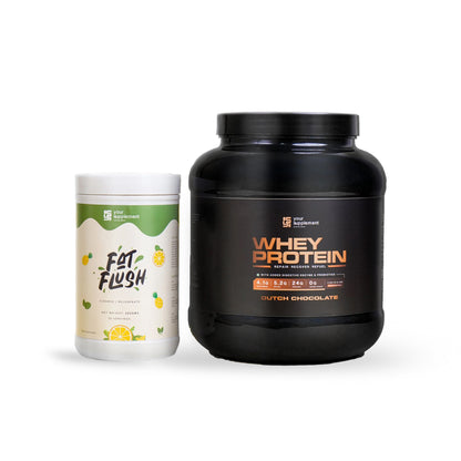 Cleanse & Gain - Fat Flush & Whey Protein Combo