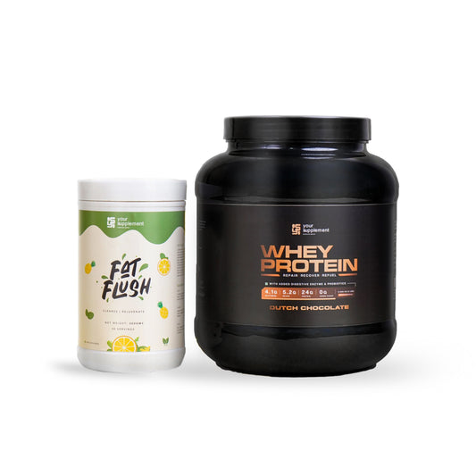 Cleanse & Gain - Fat Flush & Whey Protein Combo