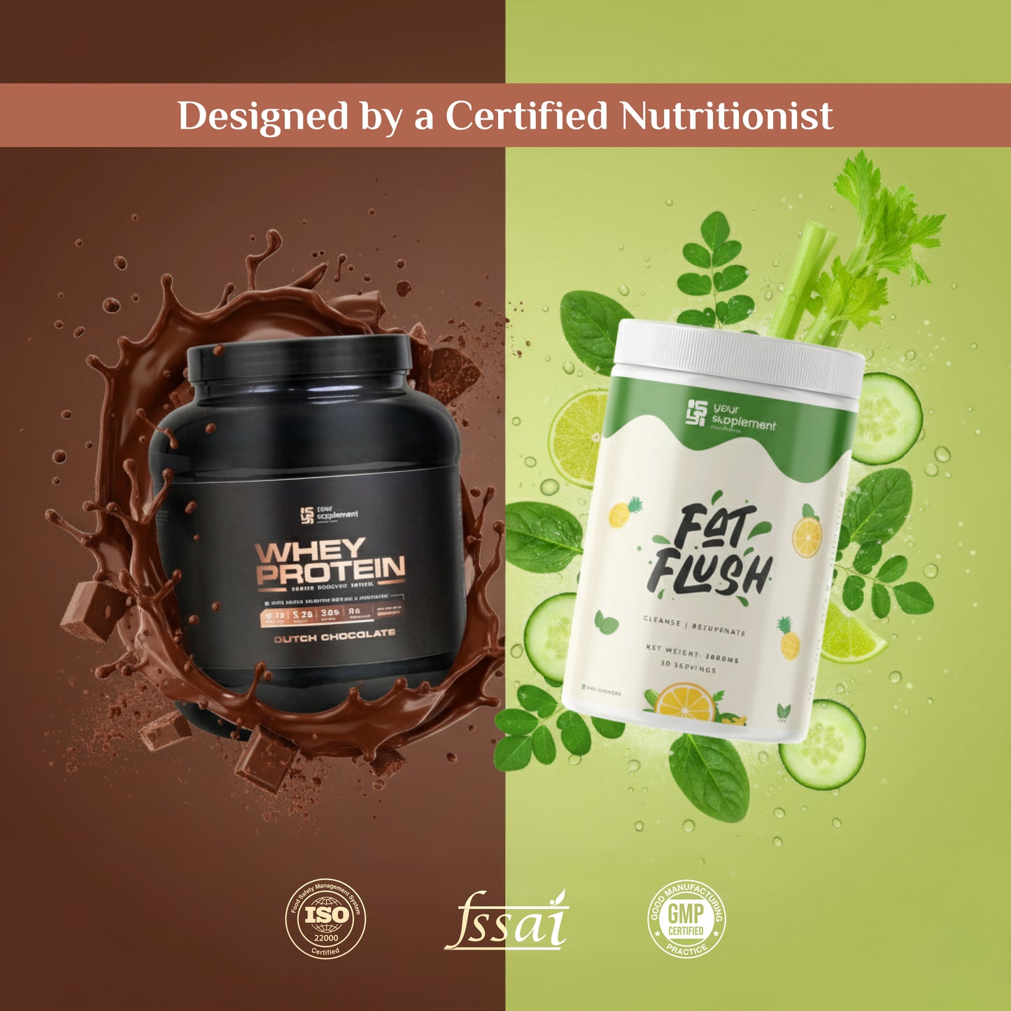 Cleanse & Gain - Fat Flush & Whey Protein Combo