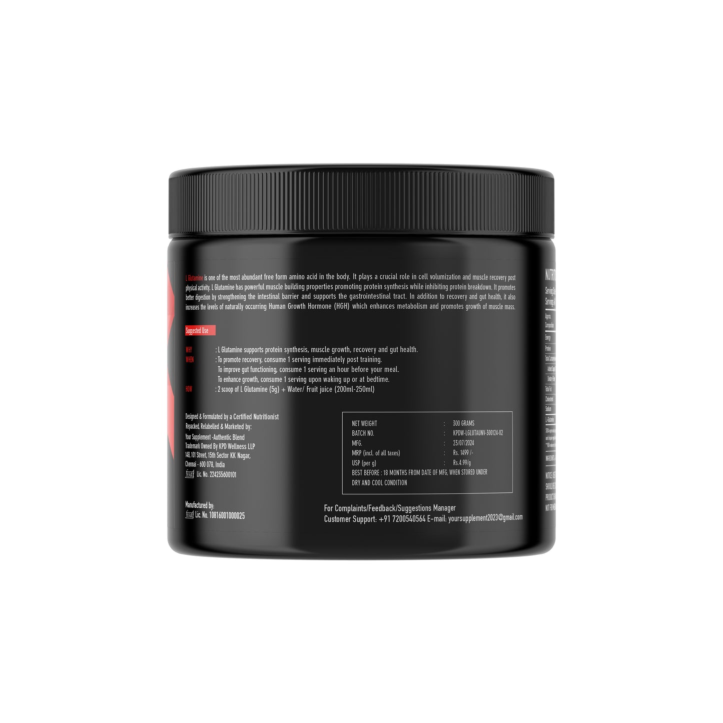 Recovery Essentials – Whey Protein, L - Glutamine & Epsom Salt for Athletes