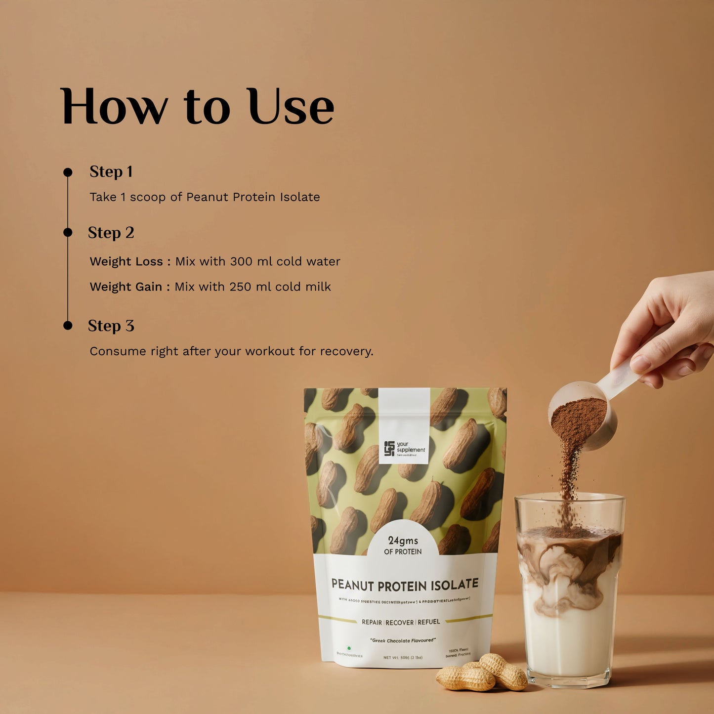 Peanut Protein Isolate (2lbs) | Vegan Protein