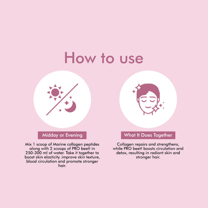 Revitalize Skin & Hair – Pro-beet and Collagen for Ultimate Care