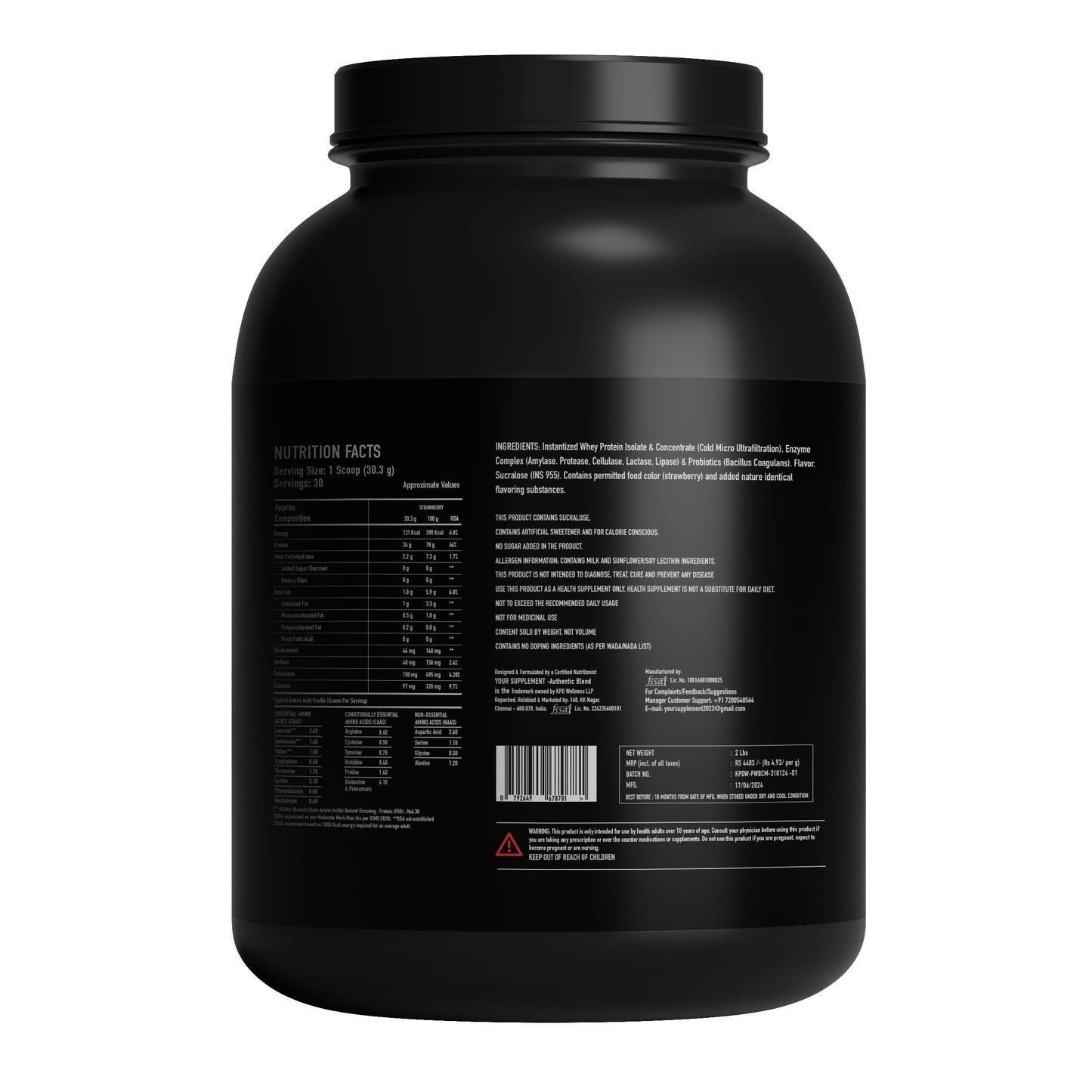 Recovery Essentials – Whey Protein, L - Glutamine & Epsom Salt for Athletes